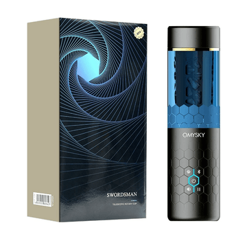 Telescopic Rotating Male Masturbator / Blowjob Sex Toy